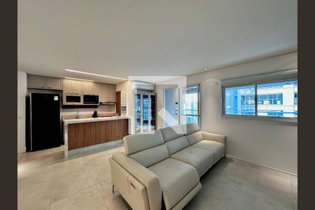 Sala de apartamento à venda com 1 quarto, 69m² em Jardim das Acacias, São Paulo