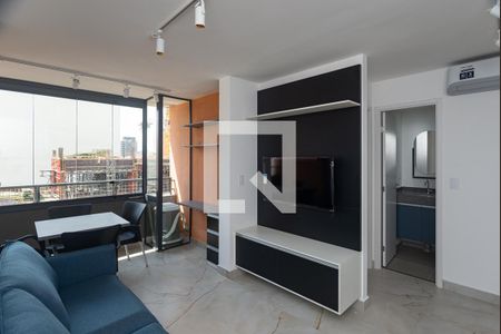 Sala de apartamento para alugar com 1 quarto, 55m² em Perdizes, São Paulo