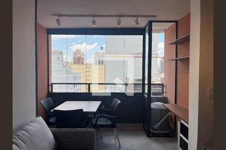 Sala/Cozinha Integrada de apartamento para alugar com 1 quarto, 55m² em Perdizes, São Paulo