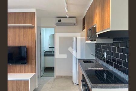 Sala/Cozinha Integrada de apartamento para alugar com 1 quarto, 55m² em Perdizes, São Paulo