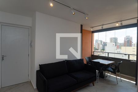 Sala de apartamento para alugar com 1 quarto, 55m² em Perdizes, São Paulo