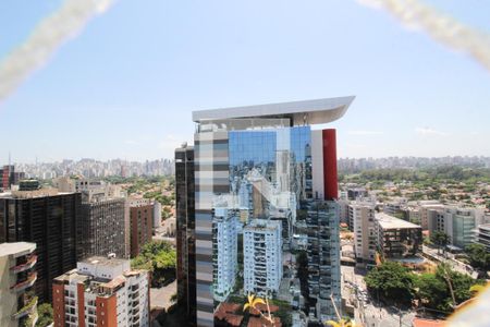 Vista da Varanda de kitnet/studio para alugar com 1 quarto, 28m² em Itaim Bibi, São Paulo