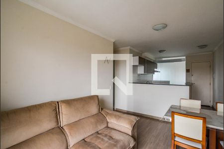 Sala de apartamento à venda com 2 quartos, 53m² em Vila Homero Thon, Santo André