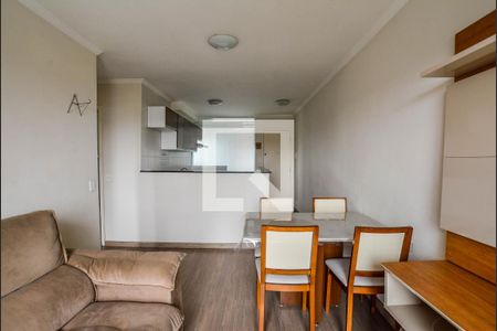 Sala de apartamento à venda com 2 quartos, 53m² em Vila Homero Thon, Santo André