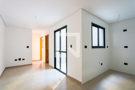 Sala de apartamento à venda com 2 quartos, 43m² em Jardim Teles de Menezes, Santo André