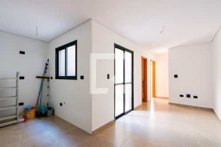 Sala de apartamento à venda com 2 quartos, 50m² em Jardim Teles de Menezes, Santo André