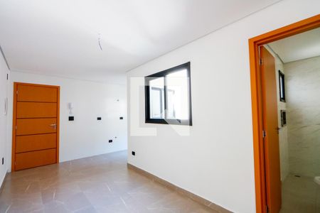 Sala de apartamento à venda com 2 quartos, 80m² em Jardim Teles de Menezes, Santo André