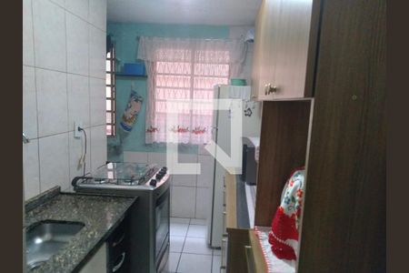 Cozinha de apartamento à venda com 2 quartos, 48m² em Cooperativa, Santo André