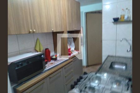 Cozinha de apartamento à venda com 2 quartos, 48m² em Cooperativa, Santo André