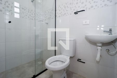 Banheiro da Suíte  de kitnet/studio para alugar com 1 quarto, 35m² em Capão Redondo, São Paulo