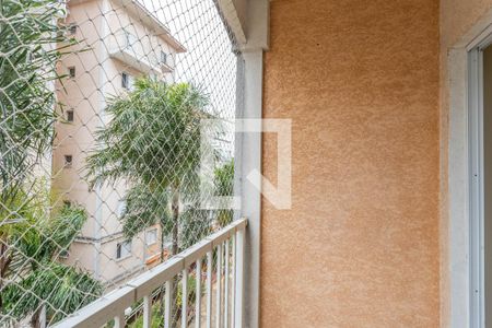 Varanda da sala de apartamento para alugar com 3 quartos, 72m² em Vila Nogueira, Diadema