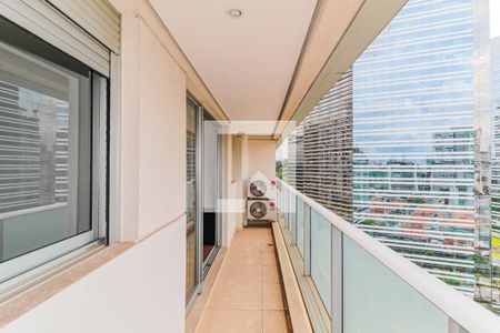 Varanda de apartamento à venda com 1 quarto, 45m² em Chácara Santo Antônio (zona Sul), São Paulo