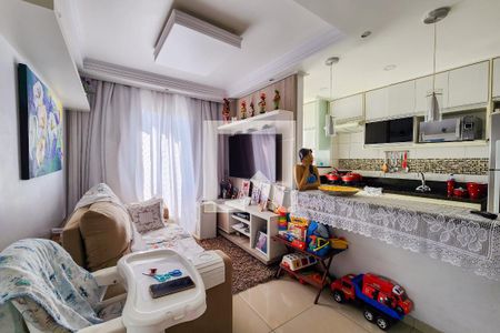 Sala de apartamento para alugar com 2 quartos, 45m² em Vila Branca, Jacareí