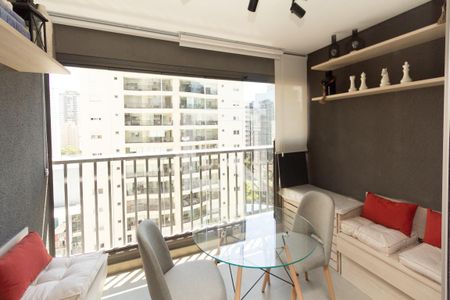 Varanda de apartamento para alugar com 1 quarto, 27m² em Moema, São Paulo