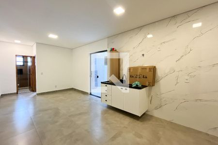 Sala/Cozinha de apartamento para alugar com 1 quarto, 40m² em Jardim Santo Elias, São Paulo