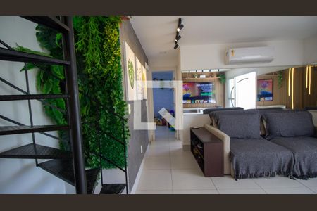 Sala de apartamento para alugar com 3 quartos, 174m² em Recreio dos Bandeirantes, Rio de Janeiro