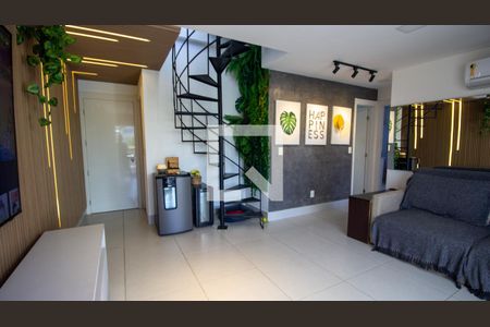 Sala de apartamento para alugar com 3 quartos, 174m² em Recreio dos Bandeirantes, Rio de Janeiro