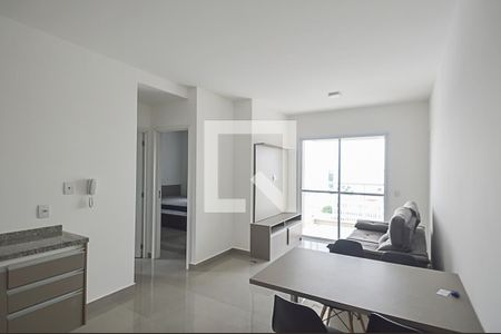 Sala/Cozinha de apartamento à venda com 1 quarto, 54m² em Vila Angelina, São Bernardo do Campo