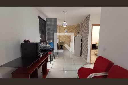 Sala de apartamento para alugar com 2 quartos, 47m² em Caguaçu, Sorocaba