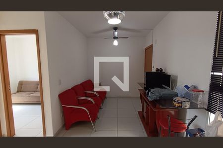 Sala de apartamento para alugar com 2 quartos, 47m² em Caguaçu, Sorocaba