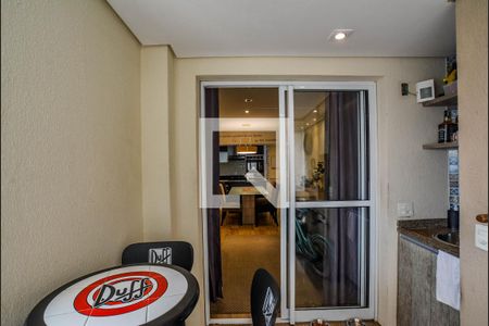 Varanda da Sala de apartamento à venda com 3 quartos, 76m² em Campestre, Santo André