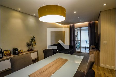 Sala de apartamento à venda com 3 quartos, 76m² em Campestre, Santo André