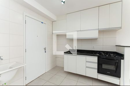 Cozinha de apartamento para alugar com 2 quartos, 35m² em Barra Funda, São Paulo