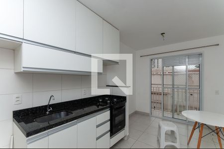 Cozinha de apartamento para alugar com 2 quartos, 35m² em Barra Funda, São Paulo