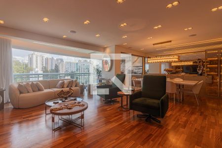 Sala de apartamento à venda com 4 quartos, 173m² em Panamby, São Paulo