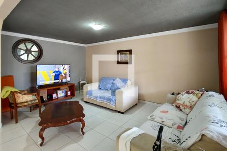 Sala de casa para alugar com 3 quartos, 127m² em Vila Caiçara, Praia Grande