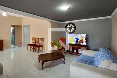 Sala de casa para alugar com 3 quartos, 127m² em Vila Caiçara, Praia Grande