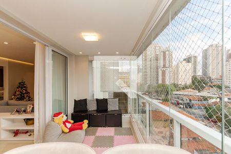 Varanda de apartamento à venda com 3 quartos, 116m² em Jardim das Acacias, São Paulo