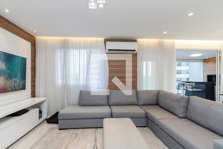 Sala de apartamento à venda com 3 quartos, 116m² em Jardim das Acacias, São Paulo