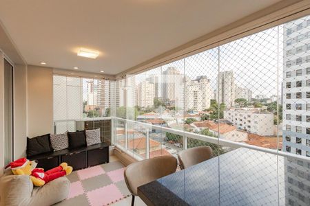 Varanda de apartamento à venda com 3 quartos, 116m² em Jardim das Acacias, São Paulo