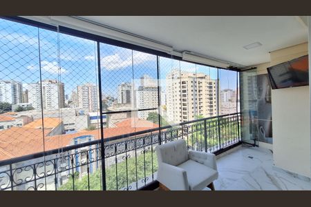 Varanda de apartamento à venda com 3 quartos, 123m² em Pompeia, São Paulo