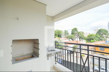 Varanda gourmet de apartamento à venda com 2 quartos, 58m² em Vila Goncalves, São Bernardo do Campo