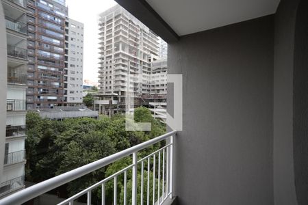 Varanda de kitnet/studio para alugar com 1 quarto, 27m² em Vila Mariana, São Paulo