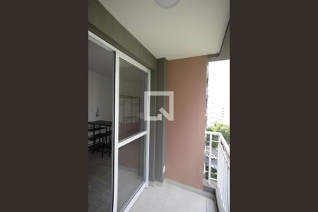 varanda de kitnet/studio para alugar com 1 quarto, 27m² em Vila Mariana, São Paulo