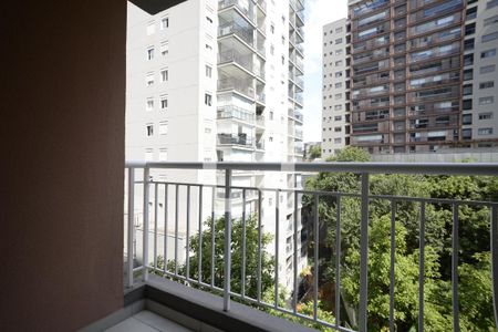 varanda de kitnet/studio para alugar com 1 quarto, 27m² em Vila Mariana, São Paulo