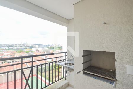 Varanda gourmet de apartamento à venda com 2 quartos, 58m² em Vila Goncalves, São Bernardo do Campo