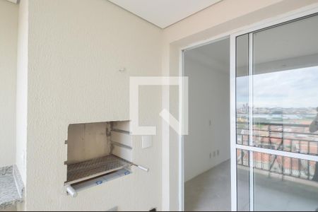 Varanda gourmet de apartamento à venda com 2 quartos, 58m² em Vila Goncalves, São Bernardo do Campo