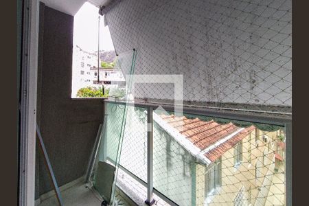 Varanda da Sala de apartamento à venda com 2 quartos, 63m² em Tijuca, Rio de Janeiro