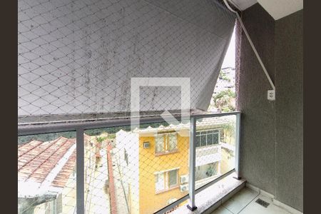 Varanda da Sala de apartamento à venda com 2 quartos, 63m² em Tijuca, Rio de Janeiro