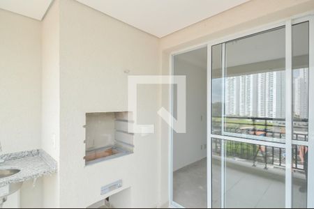 Varanda gourmet de apartamento à venda com 2 quartos, 58m² em Vila Goncalves, São Bernardo do Campo