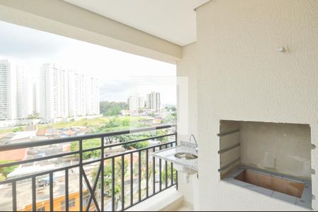 Varanda gourmet de apartamento à venda com 2 quartos, 58m² em Vila Goncalves, São Bernardo do Campo