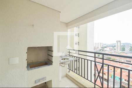 Varanda gourmet de apartamento à venda com 2 quartos, 58m² em Vila Goncalves, São Bernardo do Campo