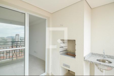 Varanda gourmet de apartamento à venda com 2 quartos, 58m² em Vila Goncalves, São Bernardo do Campo