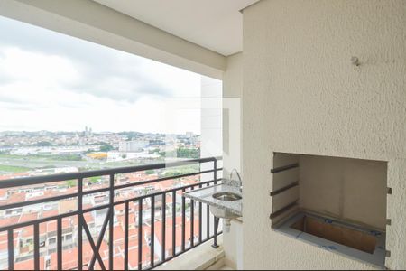 Varanda gourmet de apartamento à venda com 2 quartos, 58m² em Vila Goncalves, São Bernardo do Campo