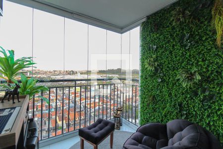 Varanda da Sala de apartamento à venda com 2 quartos, 49m² em Vila Antonieta, São Paulo