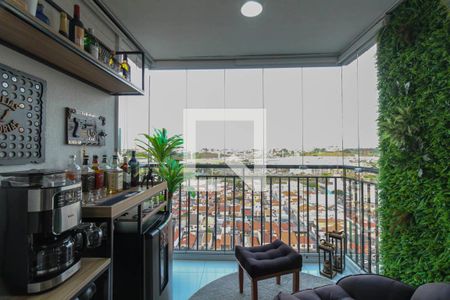 Varanda da Sala de apartamento à venda com 2 quartos, 49m² em Vila Antonieta, São Paulo